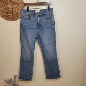 Madewell Cali Demi Boot‎ Cut Denim Jeans Medium 30